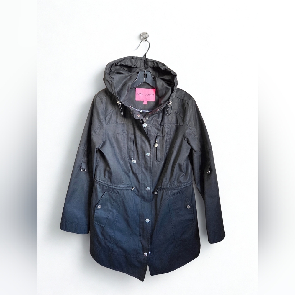 Betsey Johnson Black Utility Jacket